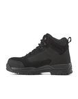 Kiwi Trek Black composite toe work boots, inside view