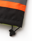 Kiwi High Visibility 3-in-1 Hooded & Fleece Lined ANSI/ISEA 107-2020, Type R, Class 3 Two Tone, Contrast Trimmed Water Resistant Neon Safety Jacket [71500]