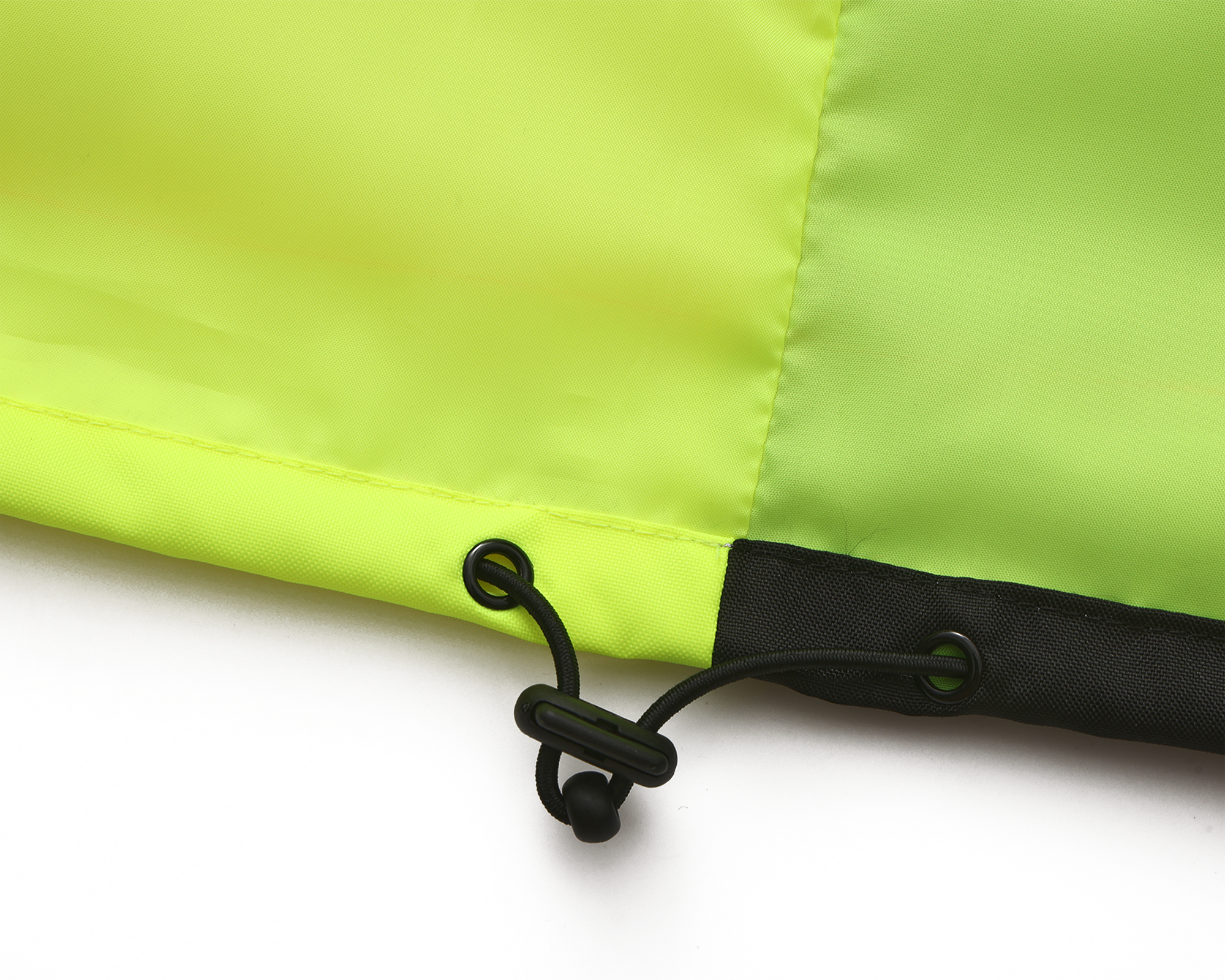 Kiwi High Visibility 3-in-1 Hooded &amp; Fleece Lined ANSI/ISEA 107-2020, Type R, Class 3 Two Tone, Contrast Trimmed Water Resistant Neon Safety Jacket [R71500]