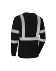 Kiwi High Visibility ANSI/ISEA 107-2020 Reflector Black Long Sleeve Safety Shirt [73300]