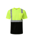 Kiwi High Visibility ANSI/ISEA 107-2020, Type R, Class 2 Two Tone Neon Short Sleeve Safety Shirt [R74000]