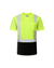 Kiwi Class 2 two tone neon hi vis short sleeve safety shirt, front view