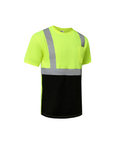 Kiwi High Visibility ANSI/ISEA 107-2020, Type R, Class 2 Two Tone Neon Short Sleeve Safety Shirt [R74000]