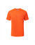 Kiwi Orange hi vis short sleeve safety shirt, front view