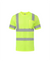 Kiwi Class 3 dual band neon hi vis short sleeve safety shirt, front view