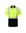 Kiwi Class 2 two tone neon hi vis short sleeve safety polo shirt, front view