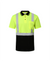 Kiwi Neon Class 2 hi vis safety polo shirt, front view