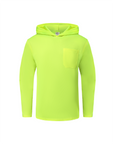 Kiwi High Visibility Neon Long Sleeve Safety Hoodie [75000]