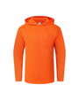 Kiwi Orange hi vis safety hoodie, front view