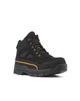 Kiwi Trail Black Suede/Nylon 5" Steel Toe Water Resistant Work Boots [P69001]