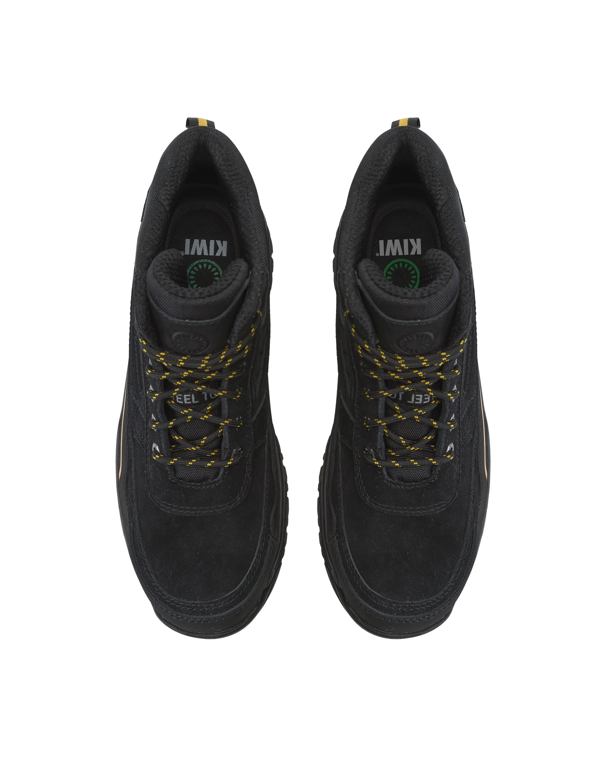 Kiwi Trail Black Suede/Nylon 5" Steel Toe Water Resistant Work Boots [P69001]