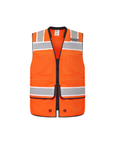 Kiwi Sightline 704 orange Class 2 surveyor safety vest, front view