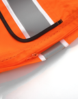Side zipper of the back pocket on the Kiwi Sightline 704 vest