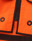 Front hem grommets for flagging tape on the Kiwi Sightline 704 vest