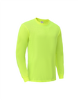 Ideal Club High Visibility Non Reflector Cotton Neon Long Sleeve Safety Shirt