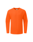 Ideal Club High Visibility Non Reflector Orange Long Sleeve Safety Shirt