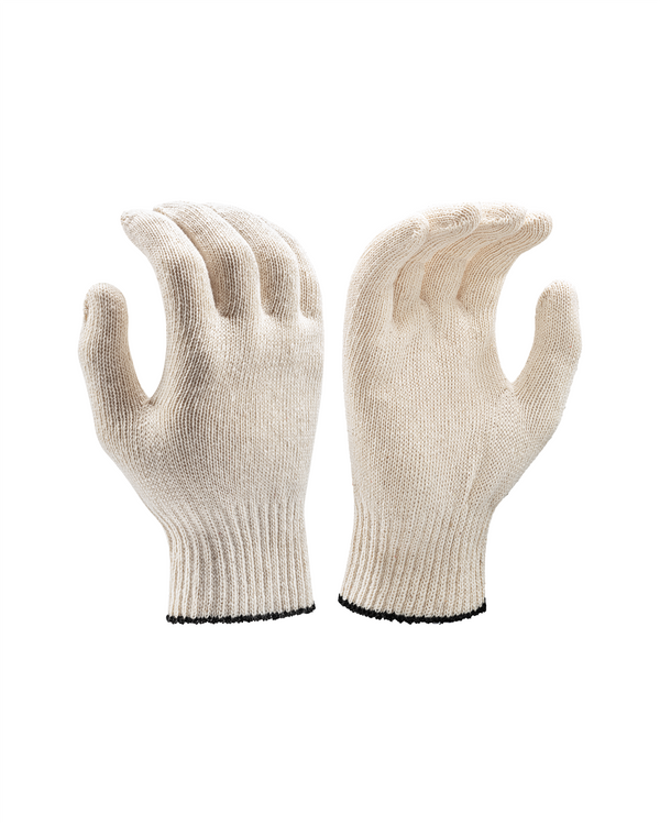 Kiwi cotton string knit work gloves, pair view